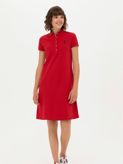 Платье-футболка US Polo модель G082GL075.000.1567323.VR171 — фото - INTERTOP