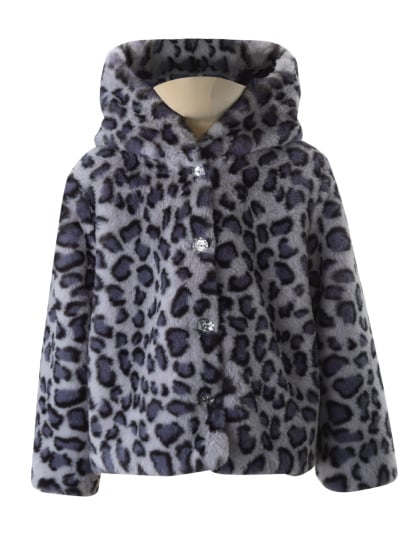 Шуба Rachel Riley Leopard Faux Fur модель GCT117NAABM — фото - INTERTOP