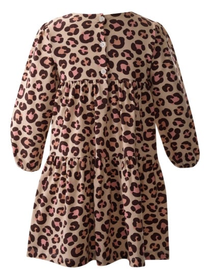 Платье мини Rachel Riley Leopard Tiered модель GDR678LEAAA-LPR — фото 3 - INTERTOP