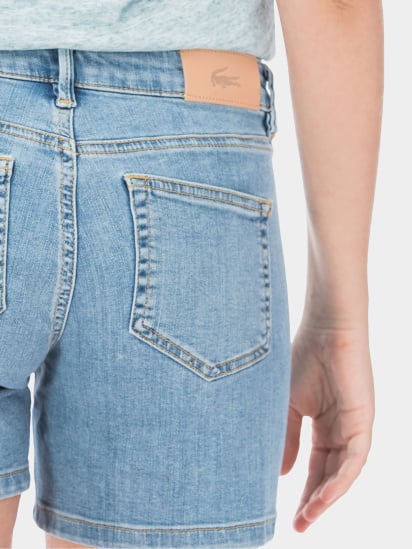 Шорты джинсовые Lacoste модель GF090202M — фото 4 - INTERTOP