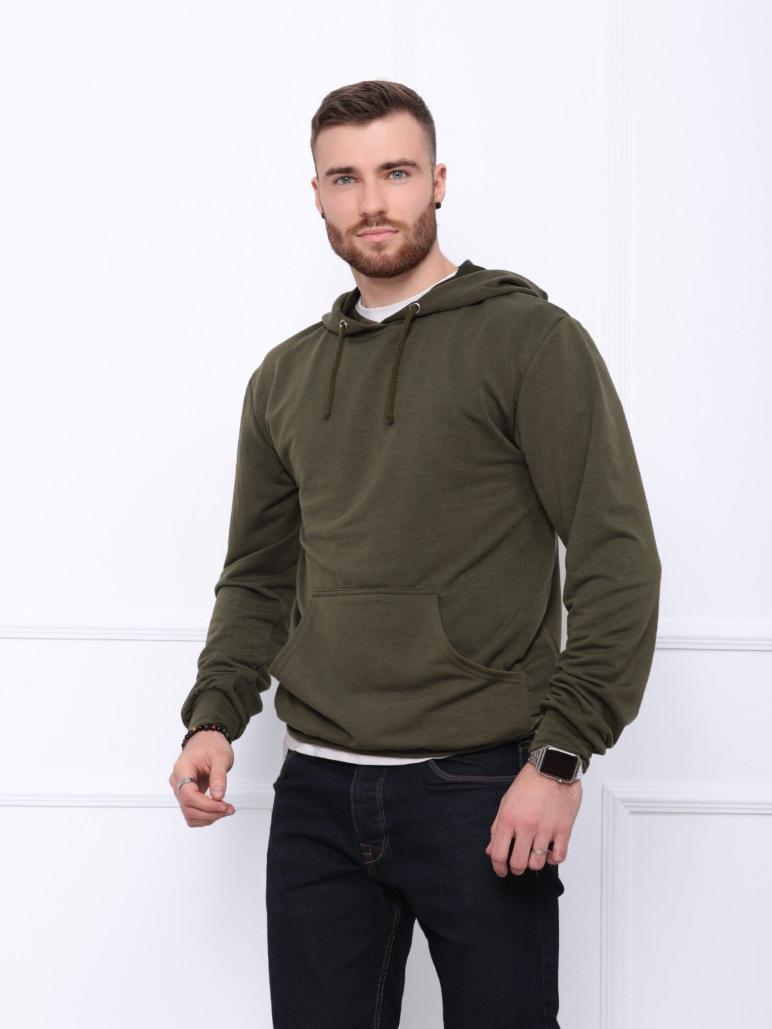 

ISSA Plus Худі (GN-417_khaki) Чоловіче, колір - Хакі, матеріал - Без підкладки