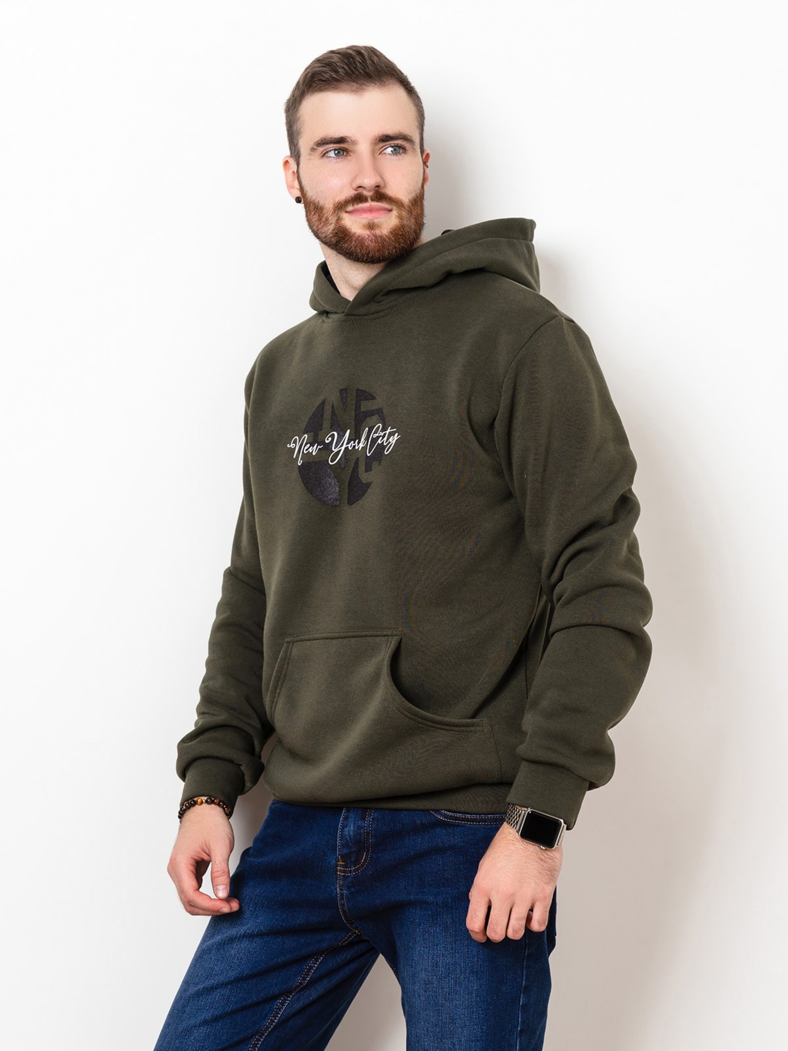 

ISSA Plus Худи (GN-463_khaki) Мужское, цвет - Хаки, материал - Флис