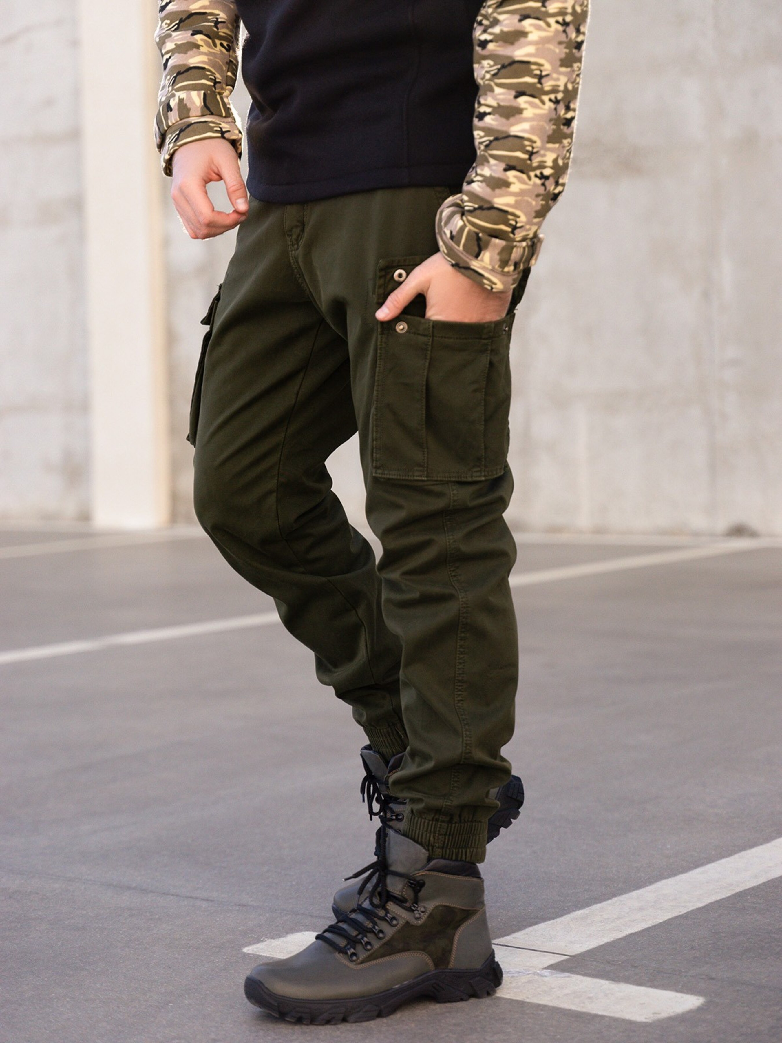

ISSA Plus Карго (GN-474_khaki) Мужское, цвет - Хаки, материал - Флис