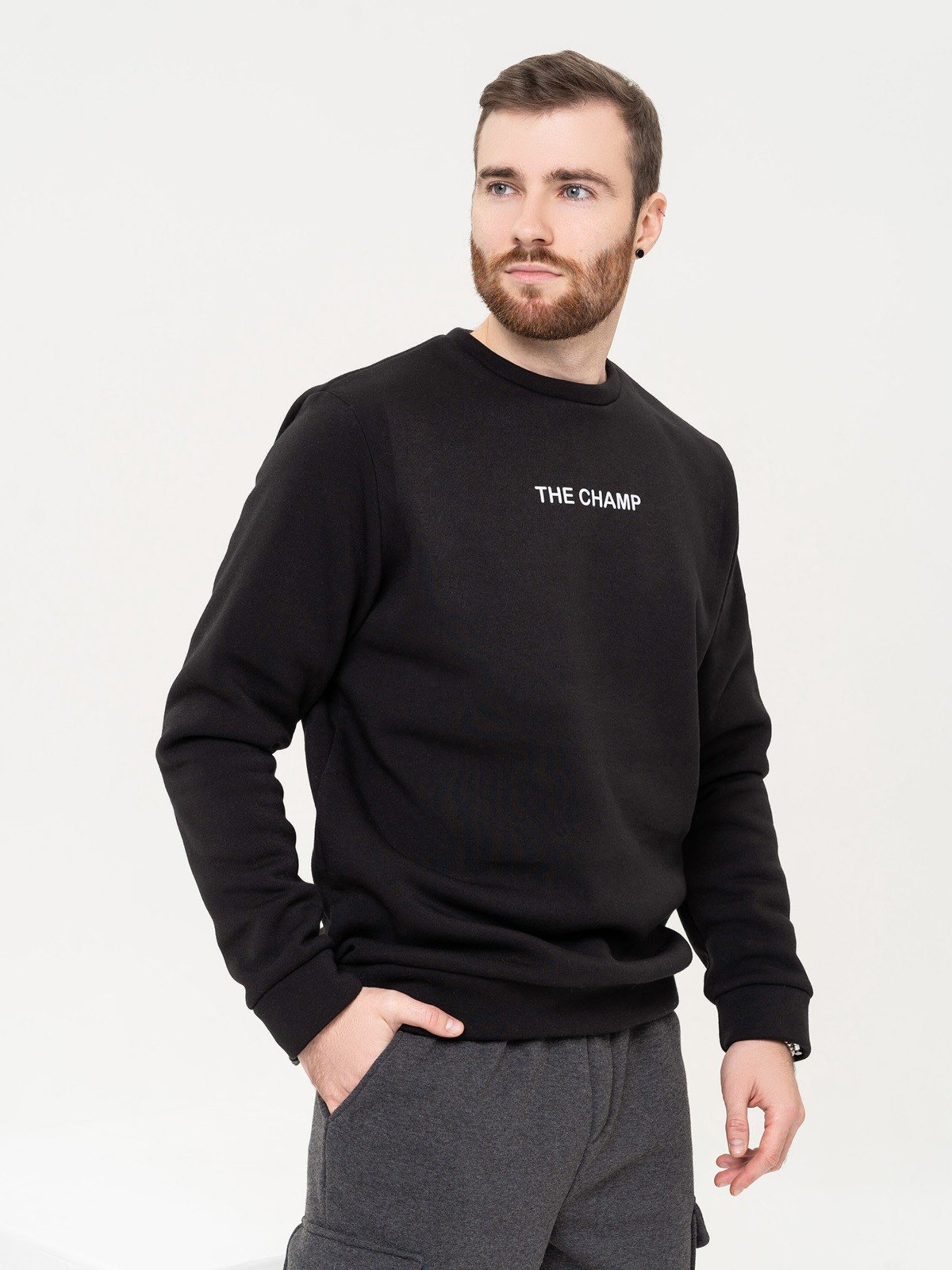 

ISSA Plus Свитшот (GN-514_black) Мужское, цвет - Чёрный, материал - Флис