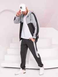 Серый - Спортивный костюм ISSA Plus