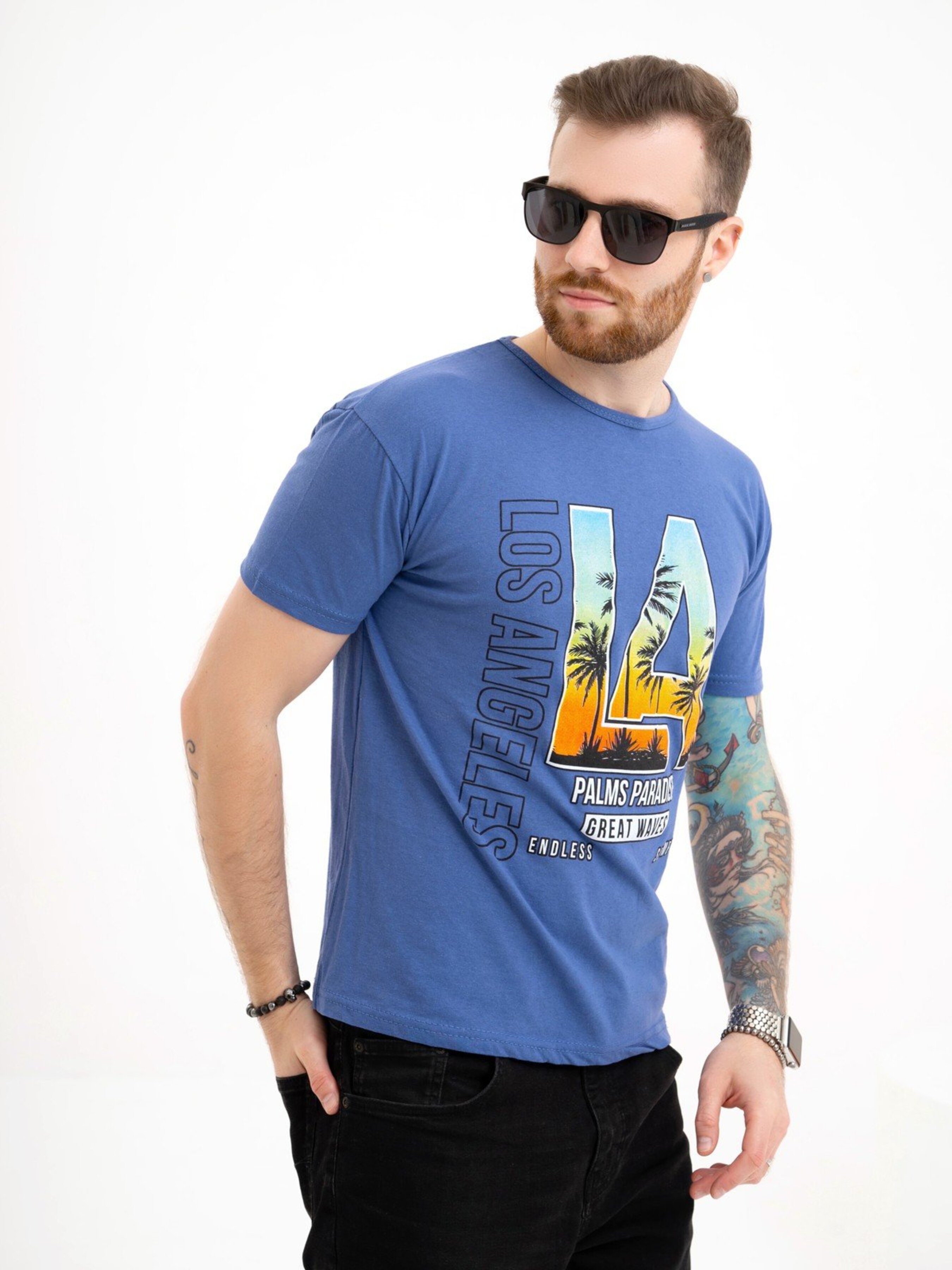 

ISSA Plus Футболка (GN4-124_blue) Чоловіче, колір - Синій, матеріал - Без підкладки