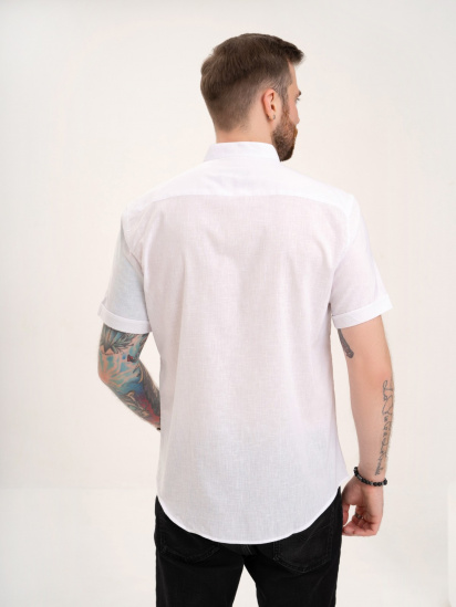 Рубашка ISSA Plus модель GN4-130_white — фото 3 - INTERTOP