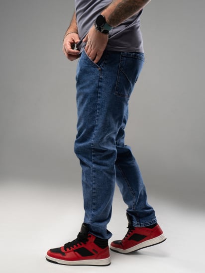 Завужені джинси ISSA Plus модель GN4-170_синий — фото - INTERTOP