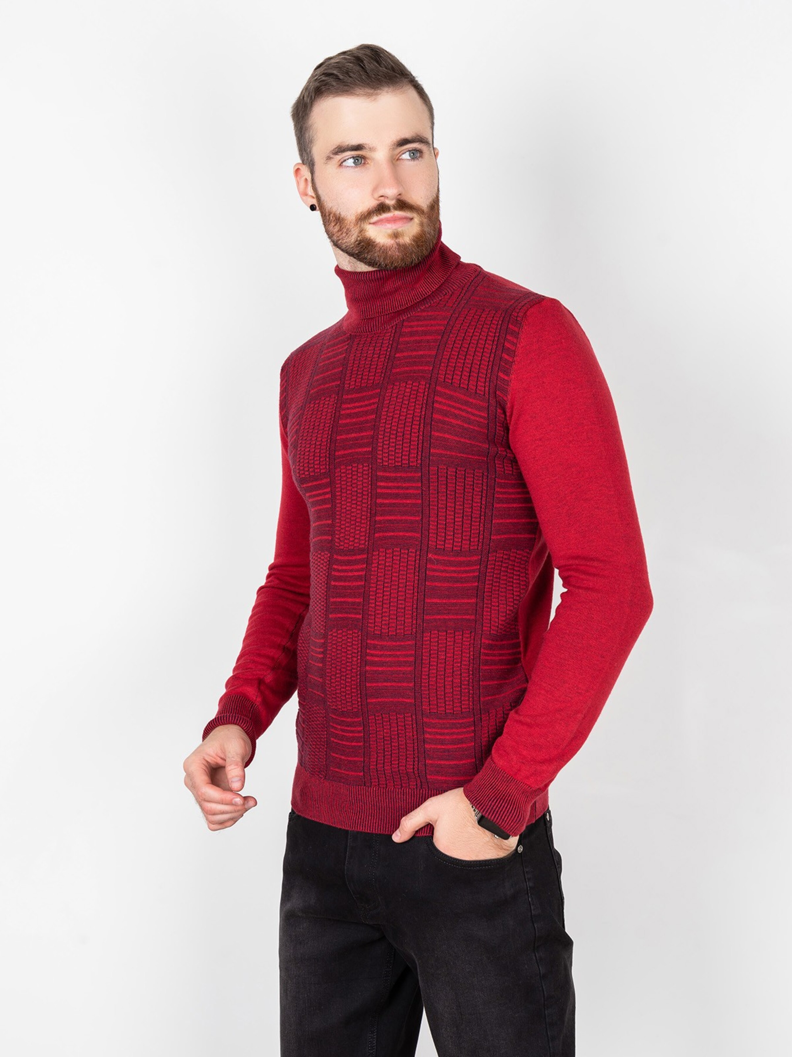 

ISSA Plus Водолазка (GN4-59_red.) Мужское, цвет - Красный