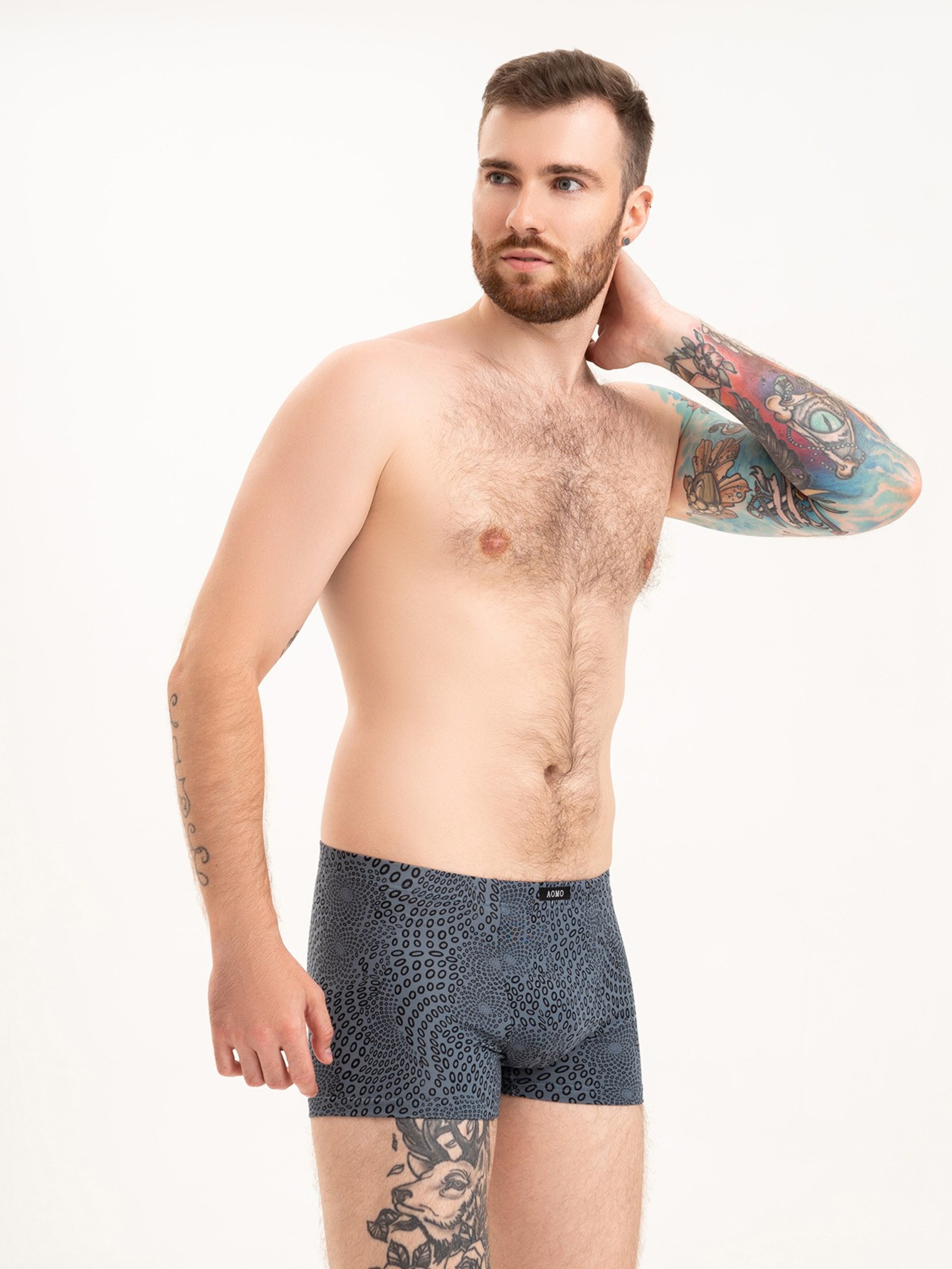 

ISSA Plus Труси (GN5-213_grey) Чоловіче, колір - Сірий, матеріал - Текстиль