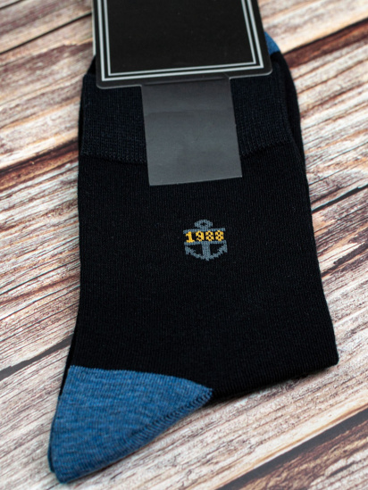 Шкарпетки ISSA Plus модель GNS-83_blackblue — фото 3 - INTERTOP