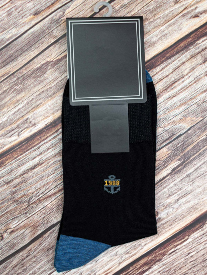 Шкарпетки ISSA Plus модель GNS-83_blackblue — фото - INTERTOP