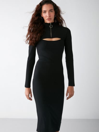 Сукня міді Grimelange Agatha модель AGATHA01092022/Black — фото - INTERTOP
