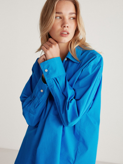 Рубашка Grimelange Susan модель SUSAN01042023/Blue — фото 4 - INTERTOP