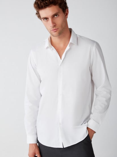 Рубашка Grimelange Onyx модель ONYX01092022/White — фото - INTERTOP