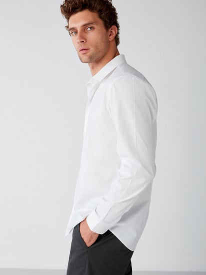 Рубашка Grimelange Onyx модель ONYX01092022/White — фото 4 - INTERTOP