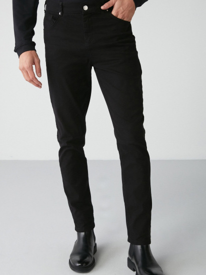 Прямые джинсы Grimelange Raves модель RAVES01092022/Black — фото - INTERTOP