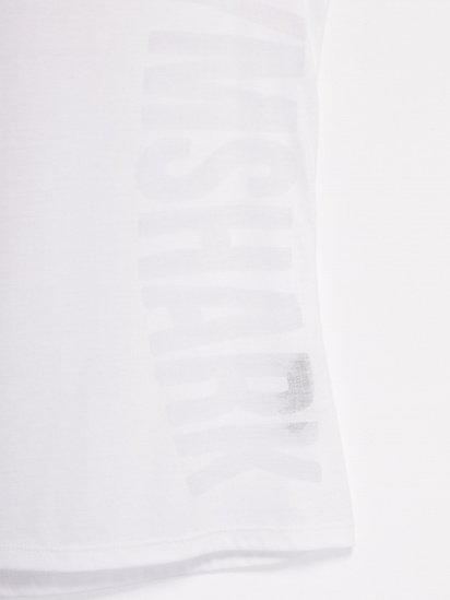 Майка спортивна Gymshark модель GLVT035_білий — фото - INTERTOP