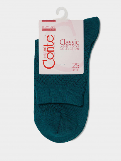 Шкарпетки та гольфи Conte Elegant модель 15С-15СП 061 темно-бірюзовий — фото - INTERTOP