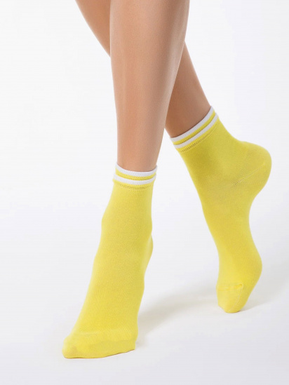 Шкарпетки та гольфи Conte Elegant модель 7С-32СП 010 лимон — фото - INTERTOP