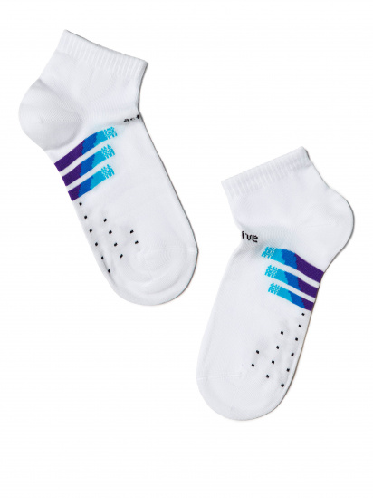 Шкарпетки та гольфи Conte Kids модель 13С-34СП 315 білий-синій — фото - INTERTOP