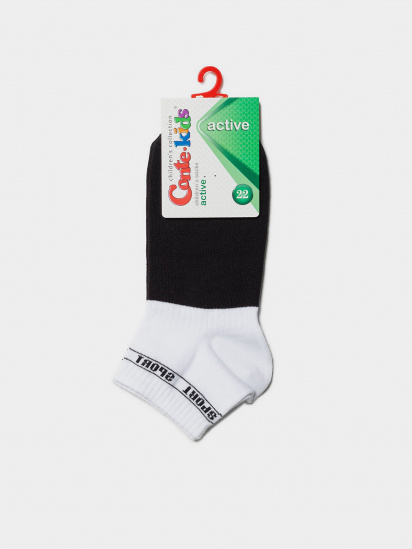 Шкарпетки та гольфи Conte Kids модель 13С-34СП 510 білий-чорний — фото - INTERTOP