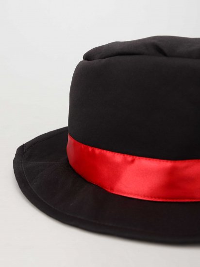 Шляпа H&M модель 0835350_чорний з червоним — фото - INTERTOP
