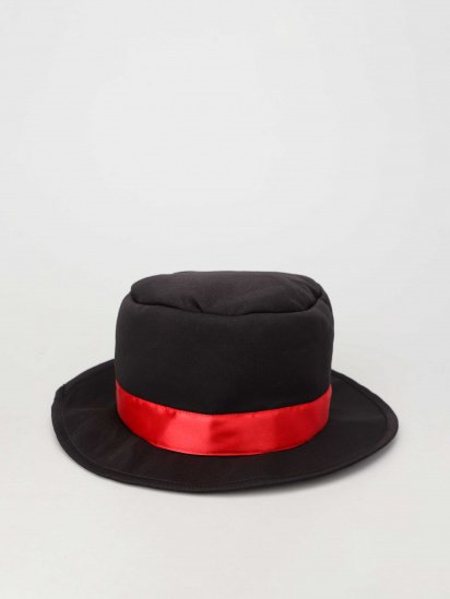 Шляпа H&M модель 0835350_чорний з червоним — фото - INTERTOP
