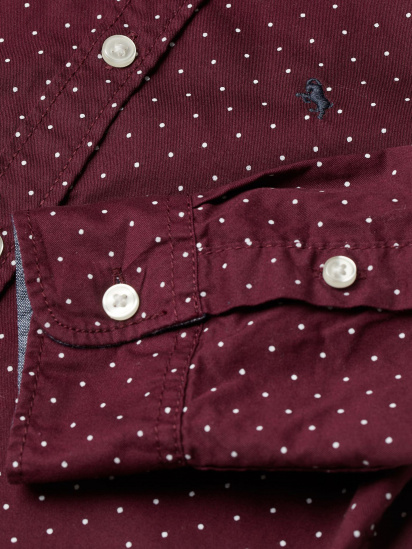 Рубашка H&M модель 0866126_бордовий комб. — фото - INTERTOP