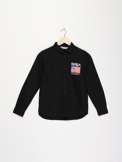 Рубашка H&M модель 0780824_чорний комб. — фото - INTERTOP