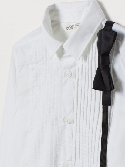 Рубашка H&M модель 0801128_білий_набір — фото - INTERTOP