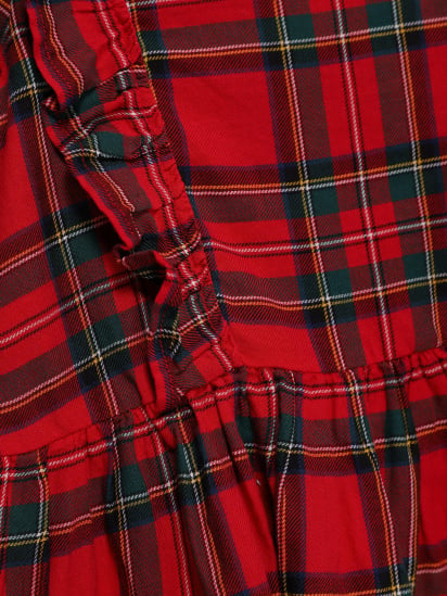 Платье мини H&M модель 0886628_червоний комб. — фото - INTERTOP