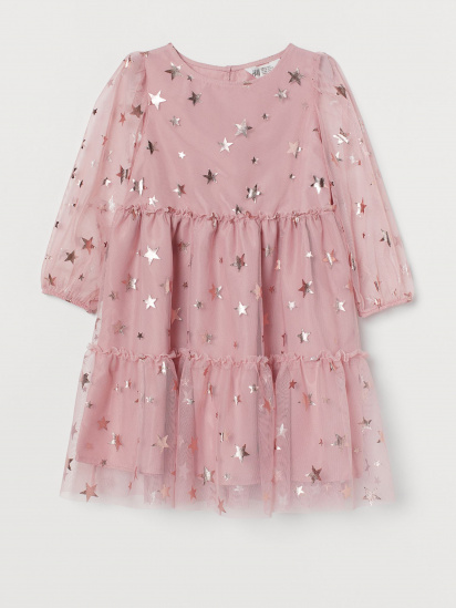 Сукня міні H&M модель 0872475_с.рожевий комб. — фото - INTERTOP