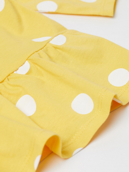 Сукня міні H&M модель 0778169_жовтий з білим — фото - INTERTOP