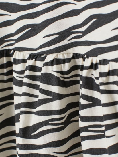 Платье мини H&M модель 0739672_сірий комб. — фото - INTERTOP