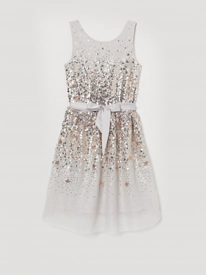 Платье мини H&M модель 0757872_сірий комб. — фото - INTERTOP