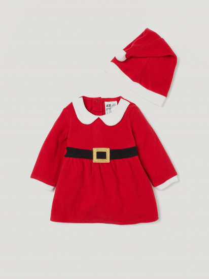 Комплект для младенцев H&M модель 0786207_червоний_сукня — фото - INTERTOP