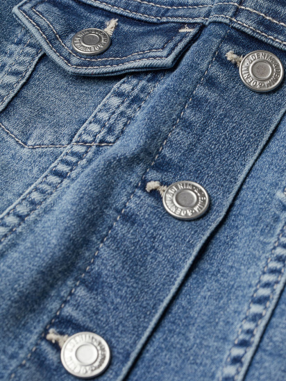 Джинсовая куртка H&M модель 0739863_синій — фото - INTERTOP