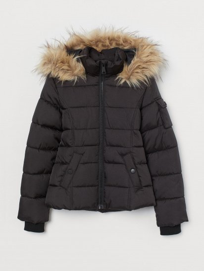 Демісезонна куртка H&M модель 0762618_чорний — фото - INTERTOP