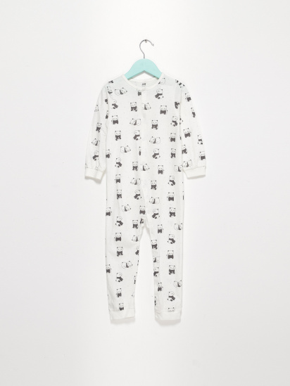 Боді для немовлят H&M модель 0769102_білий з чорним — фото - INTERTOP