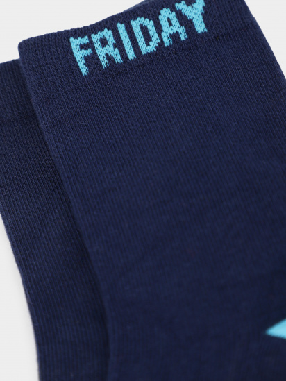 Шкарпетки та гольфи H&M модель 0309206_т.синій з блакитним — фото - INTERTOP