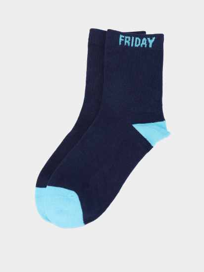 Шкарпетки та гольфи H&M модель 0309206_т.синій з блакитним — фото - INTERTOP