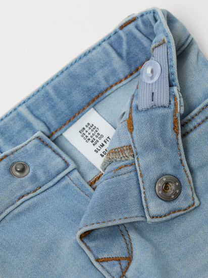 Скинни джинсы H&M модель 0746314_блакитний — фото 3 - INTERTOP