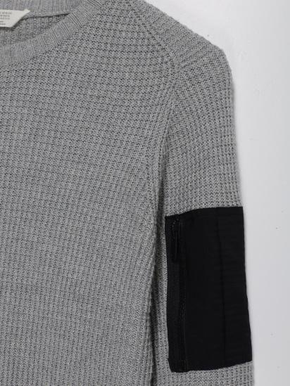 Джемпер H&M модель 0500018_сірий з чорним — фото - INTERTOP