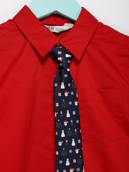 Сорочка з довгим рукавом H&M модель 0503820_червоний — фото 2 - INTERTOP