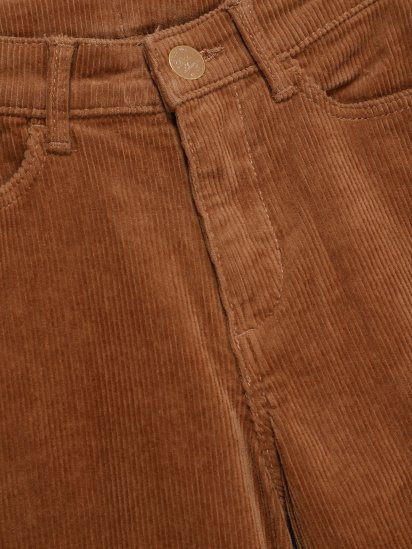 Брюки повседневные H&M модель 0762767_коричневий — фото - INTERTOP