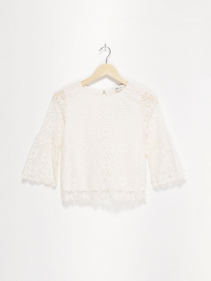 Блуза H&M модель 0597384_білий — фото - INTERTOP