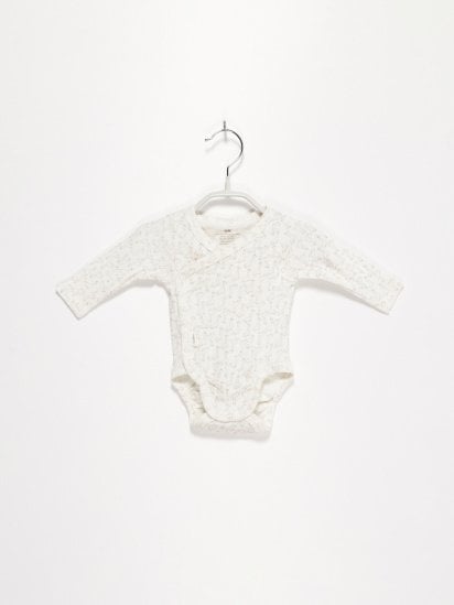 Боди для младенцев H&M модель 0624443_білий комб. — фото - INTERTOP