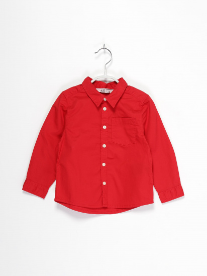 Рубашка H&M модель 06322248_червоний — фото - INTERTOP