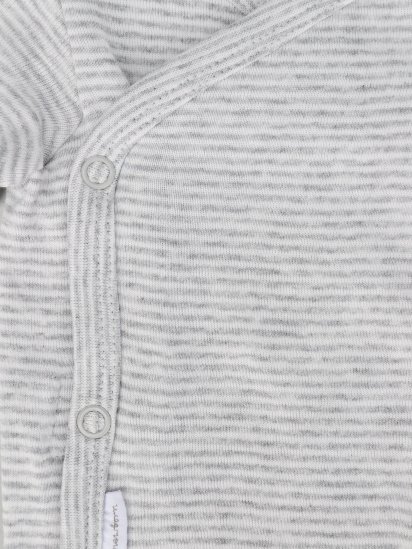 Боді для немовлят H&M модель 0694298_сірий з білим — фото - INTERTOP